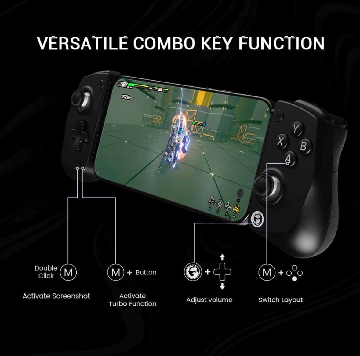 consolas y videojuegos - Control de juego para celulares- Game Sir X5 3