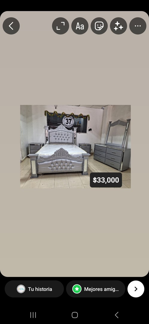 muebles y colchones - Juego de Habitación con Colchon Incluido