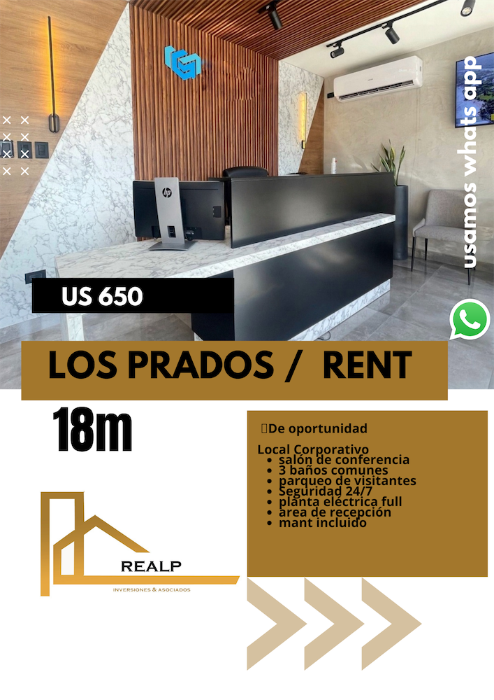 oficinas y locales comerciales - Local corporativo Prados