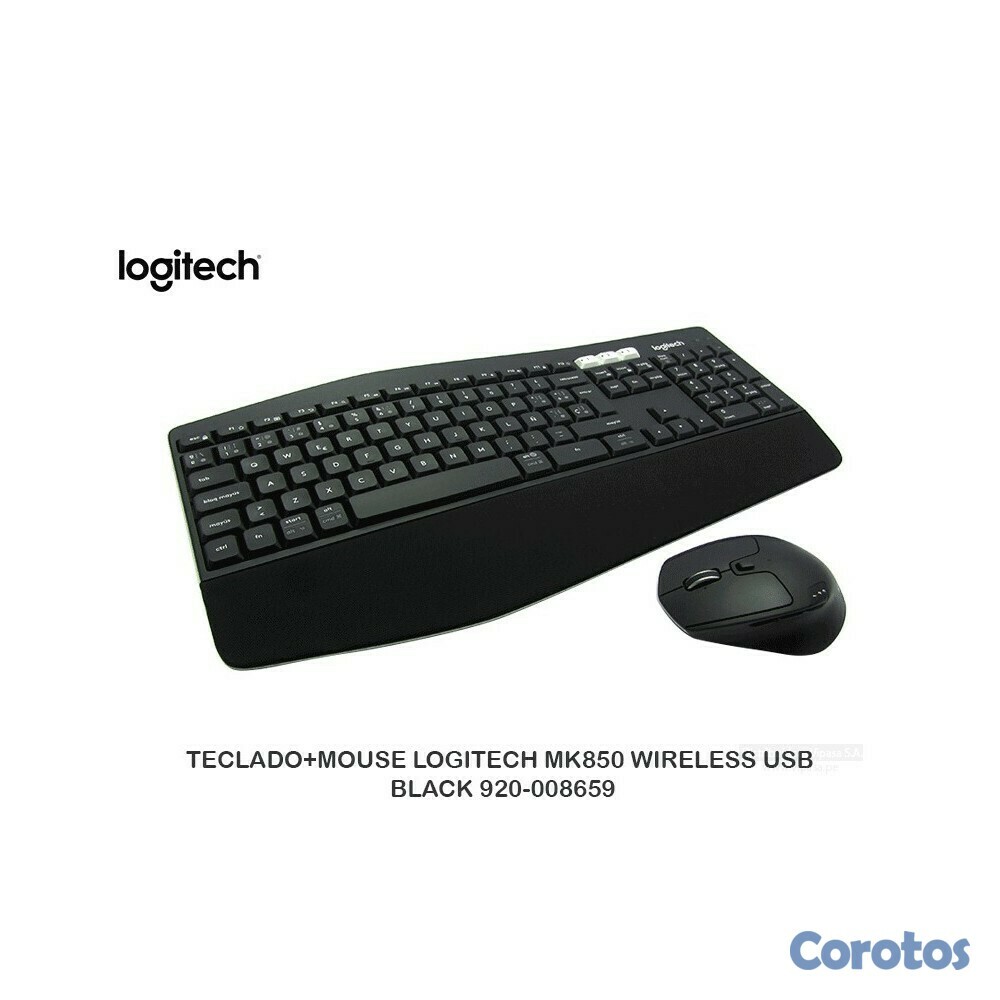 computadoras y laptops - TECLADO MOUSE  BLUETOOTH LOGITECH MK850 PERFORMANCE WIRELESS COMBO INGLES  1