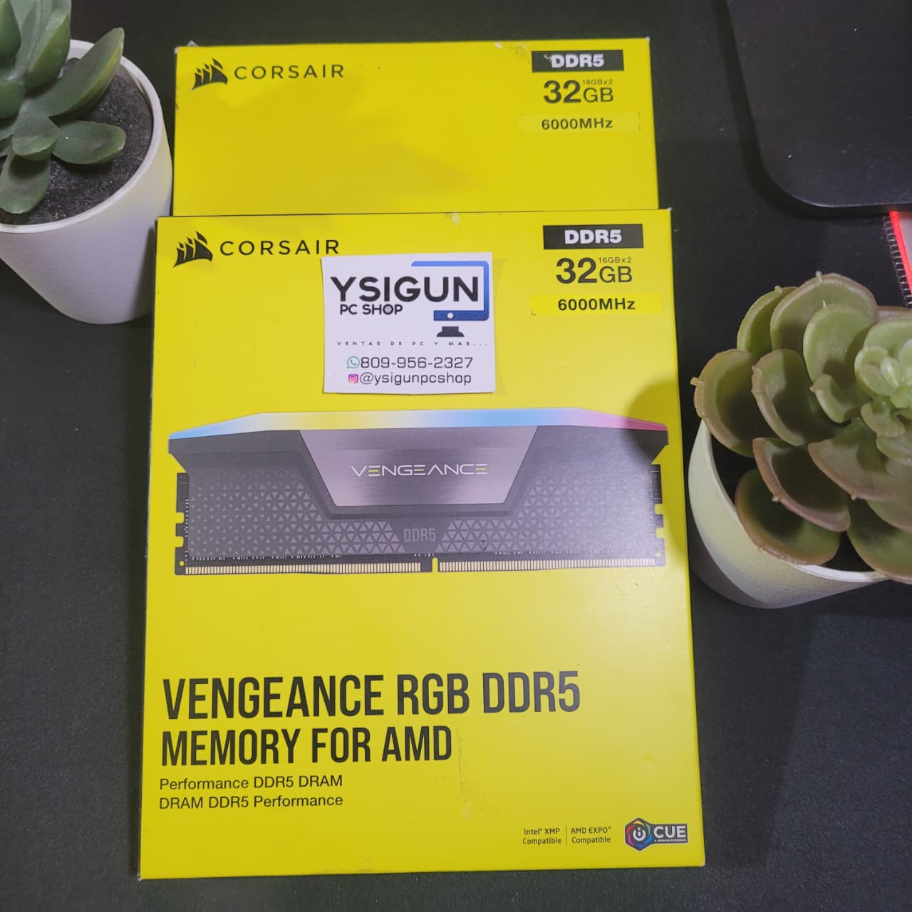 computadoras y laptops - CORSAIR VENGEANCE RGB DDR5 RAM 32 GB (2 x 16 GB) 6 0