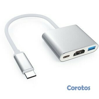 computadoras y laptops - ADAPTADOR USB TIPO -C  A HDMI/USB /USB- C HEMBRA REF-JACL A007