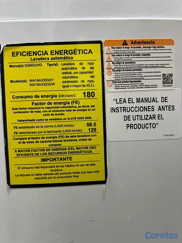 electrodomesticos - LAVADORA AUTOMÁTICA SAMSUNG  4