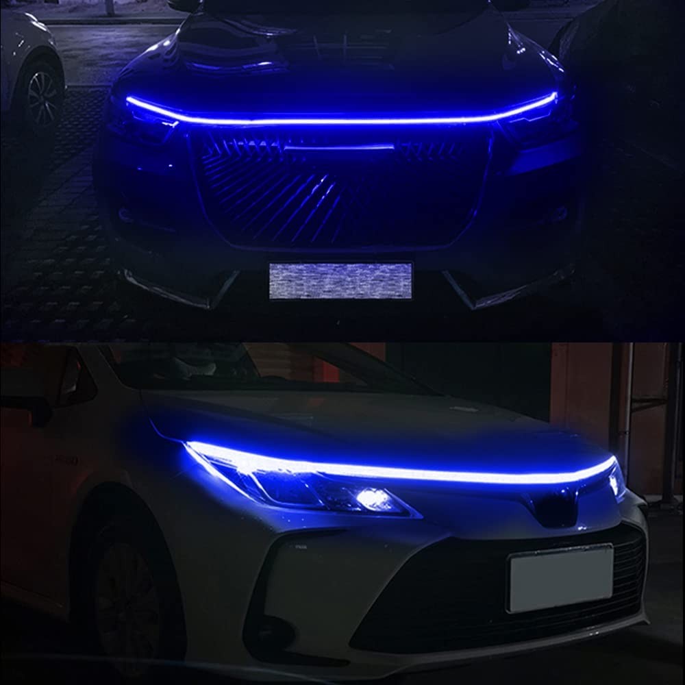 otros electronicos - Tira de Luz led para bonete, tira led para carro, vehiculo  3