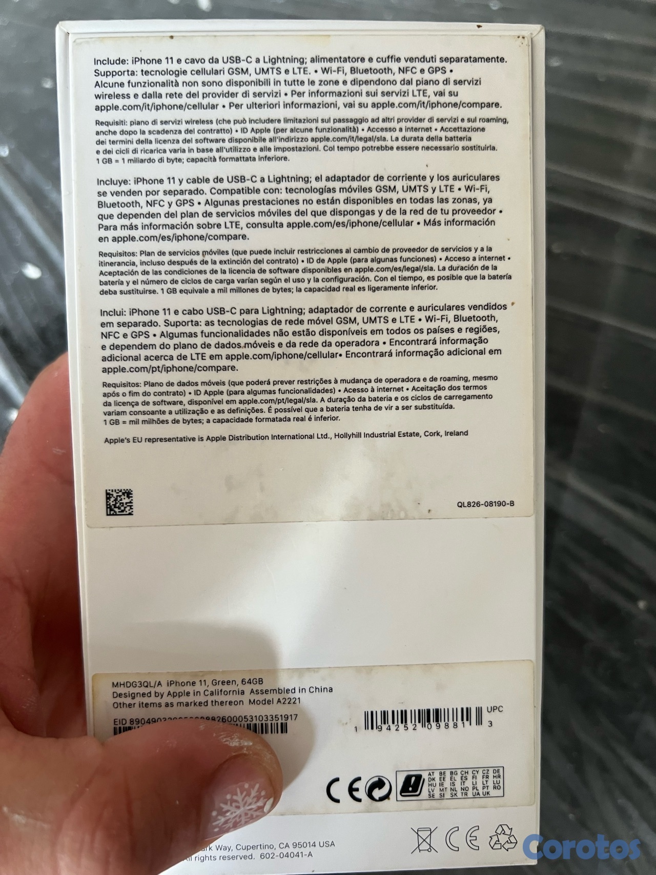 celulares y tabletas - iphone 11 64 gb 
 4