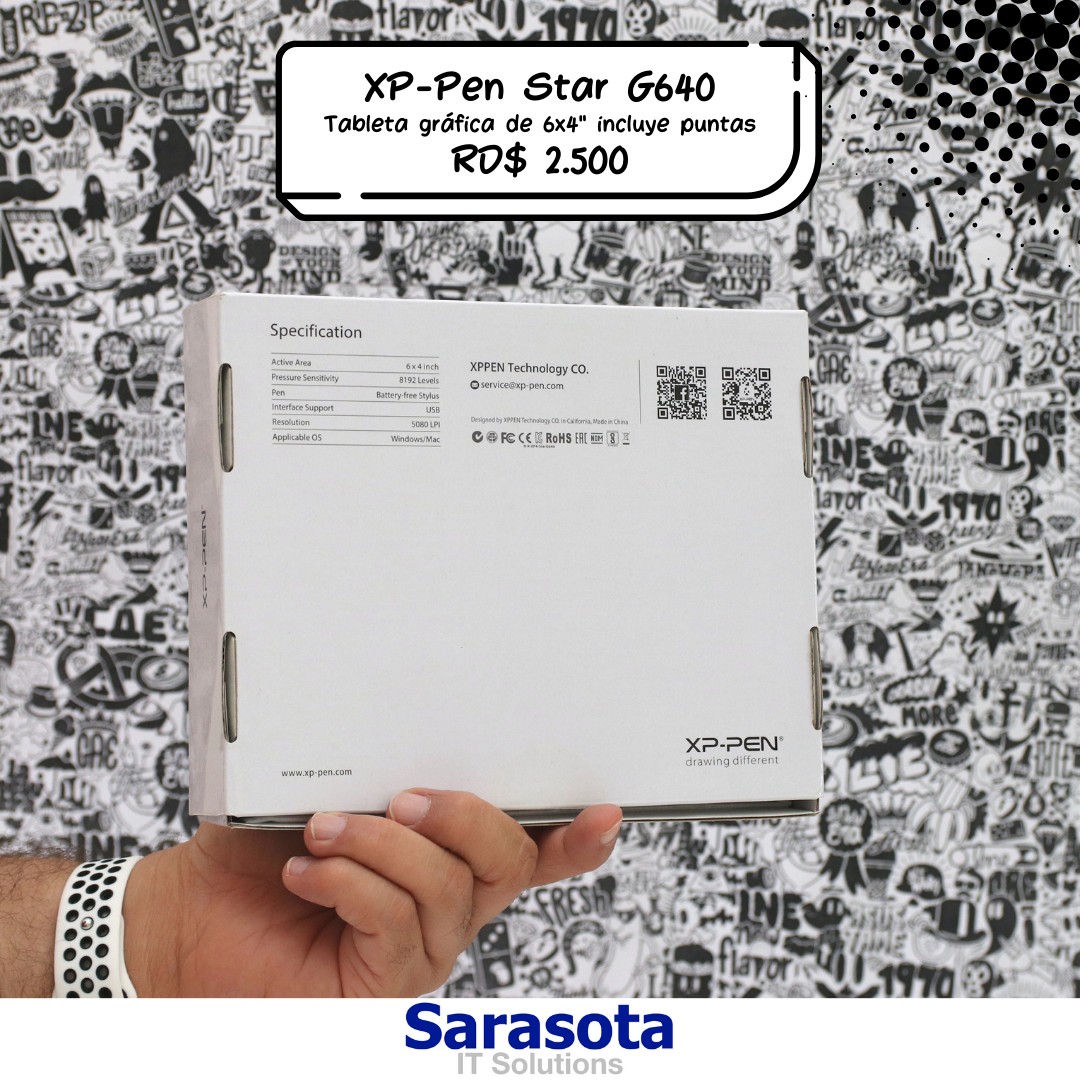 accesorios para electronica - XP-Pen Star G640 Pen Tablet Somos Sarasota 1