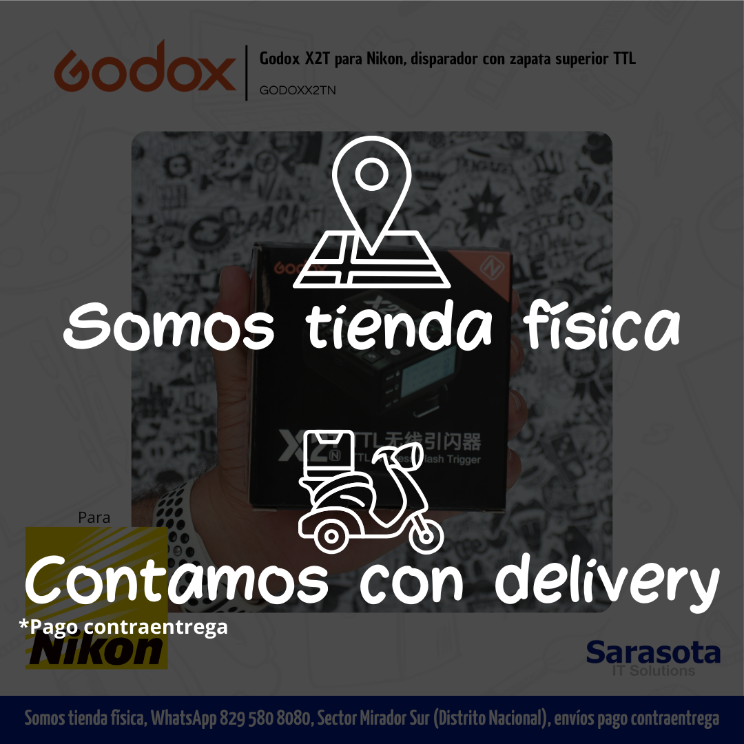 accesorios para electronica - Disparador Godox X2T para Nikon Garantía 1 año 2