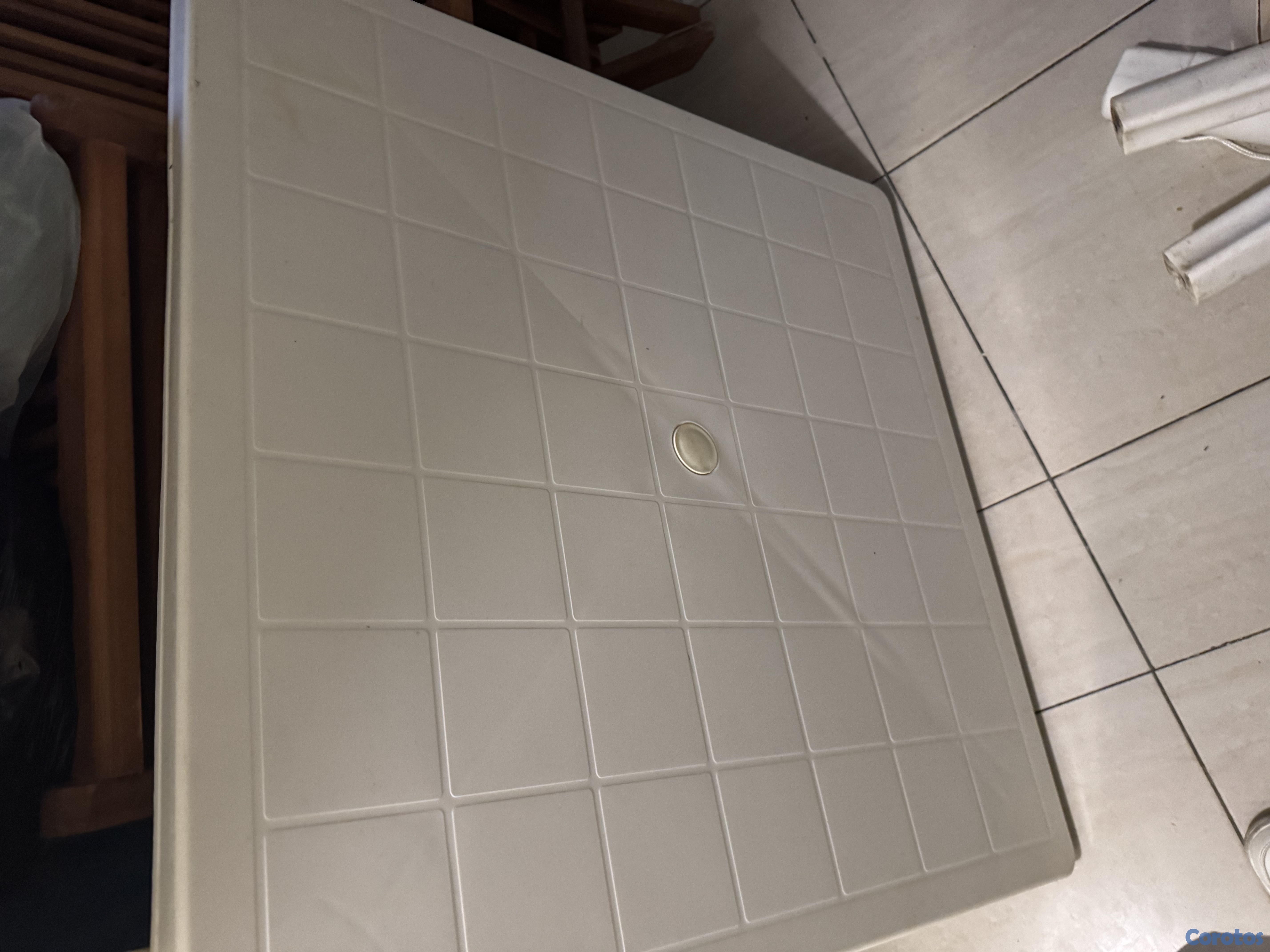 muebles y colchones - mesa plástica con toldo 5