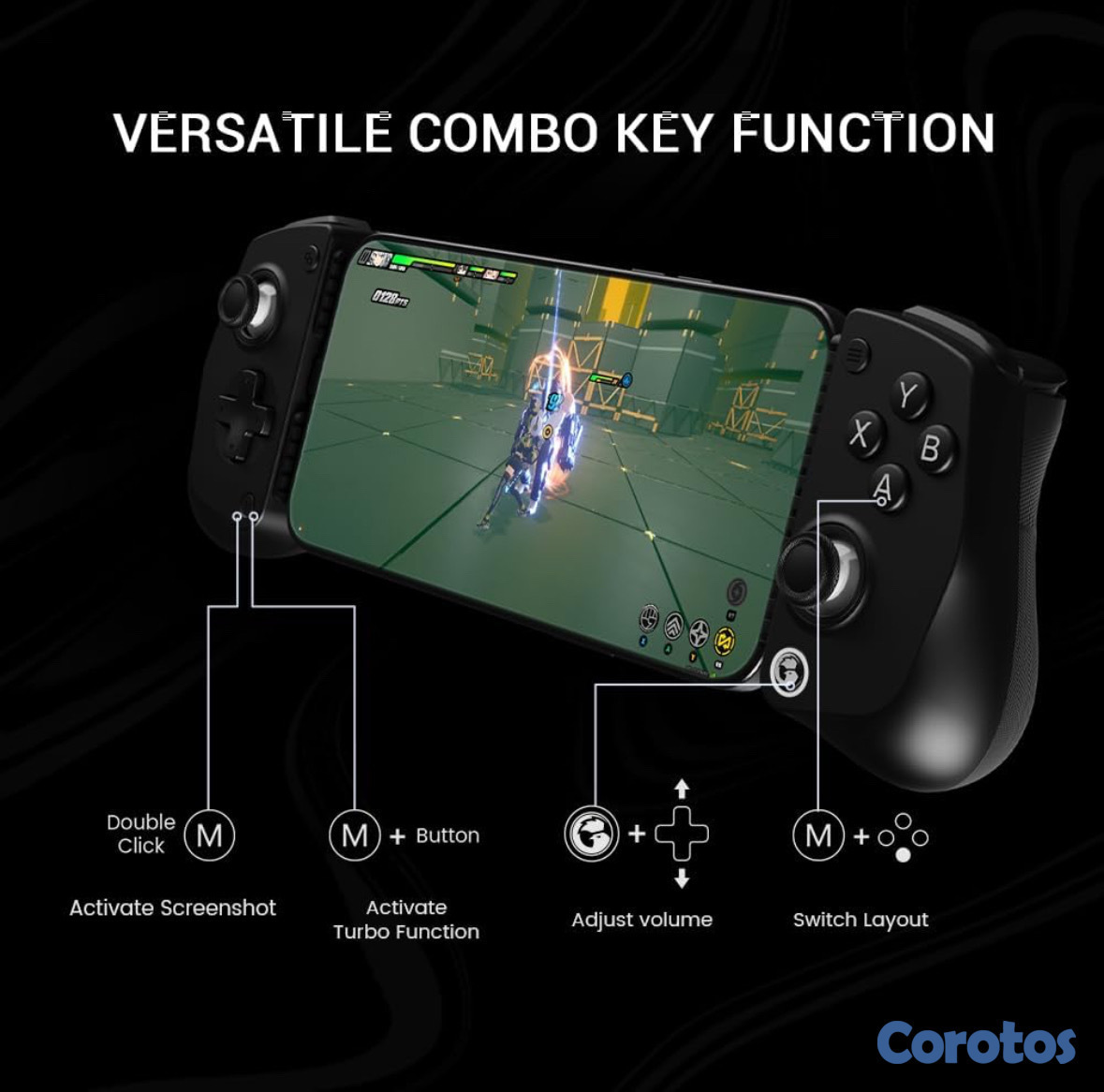consolas y videojuegos - Control de juego para celulares- Game Sir X5 4