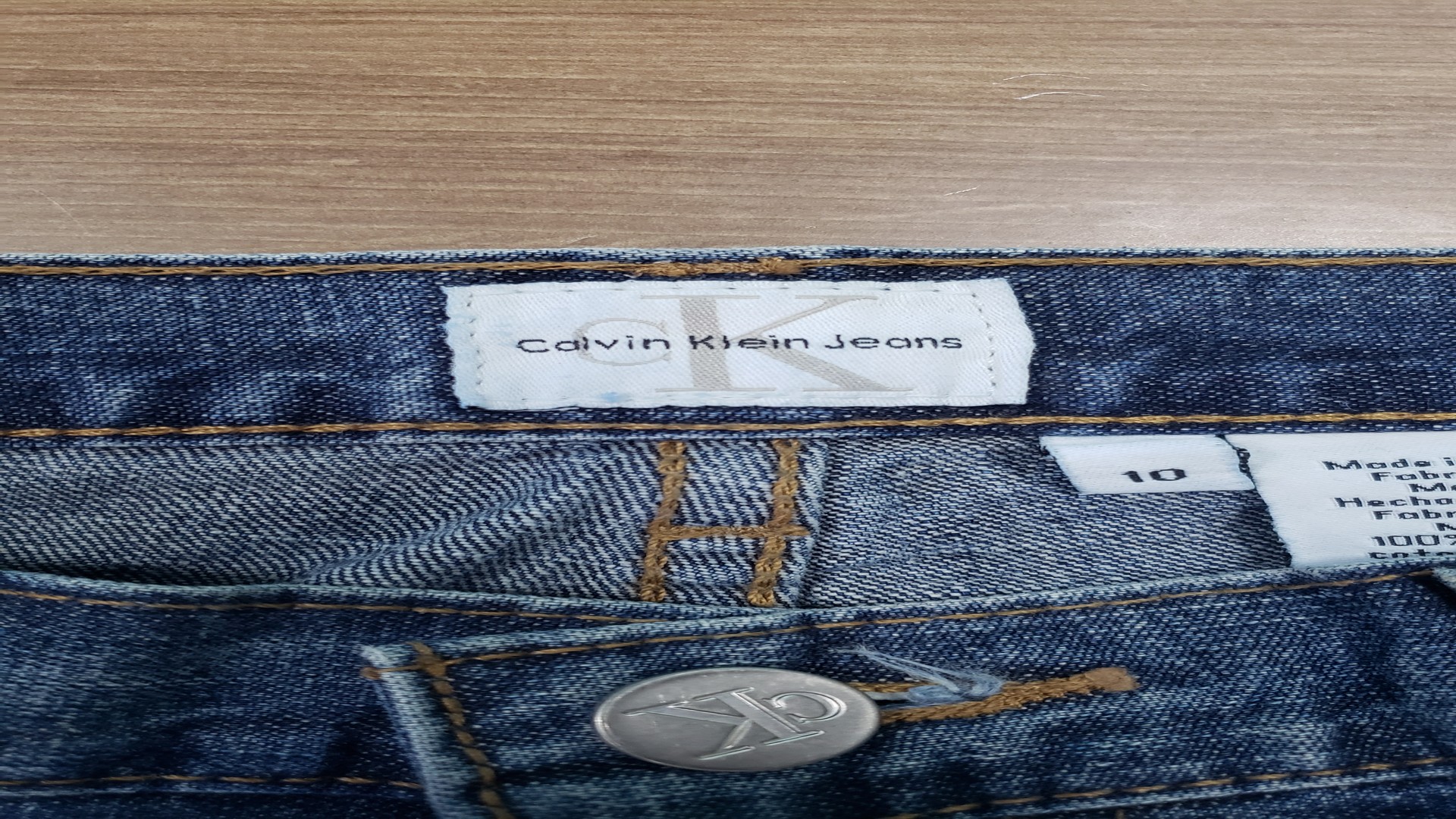 ropa para mujer - 2 pantalones jeans calvin klein  1