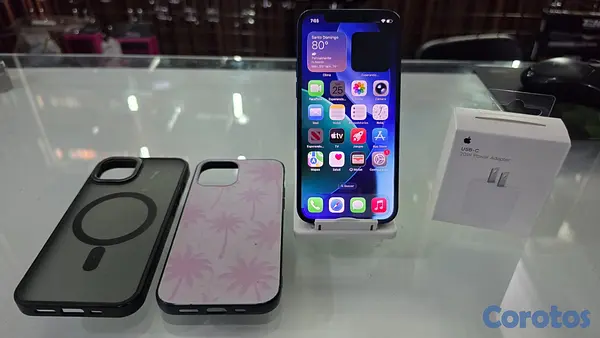 celulares y tabletas - iPhone 12 128GB Azul desbloqueado de fabrica 2