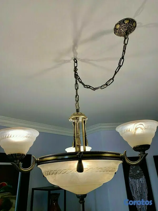 decoración y accesorios - Lámpara colgante color bronce 3
