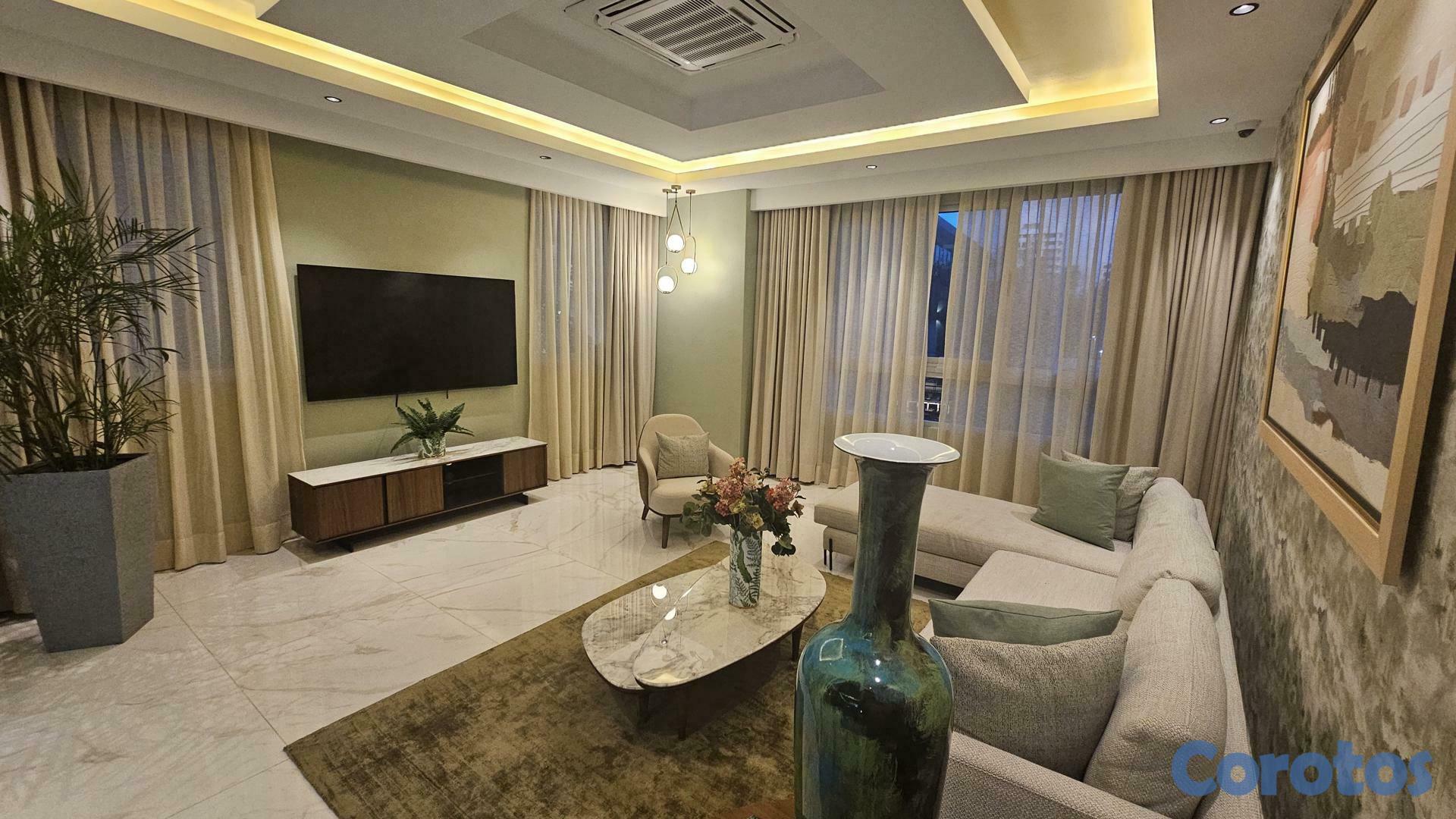 apartamentos - Alquiler de apartameto Amueblado Nuevo en Naco 7