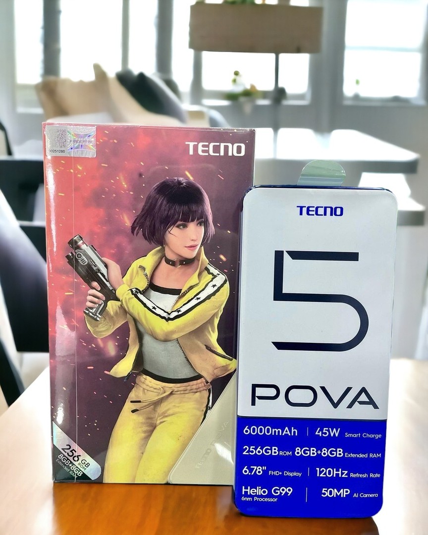 celulares y tabletas - TECNO Pova 5 16/256GB