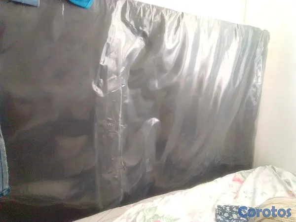 muebles y colchones - Juego de cama nuevo doble pilowtop  3