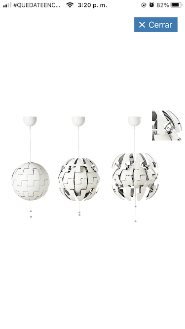 decoración y accesorios - Lampara Ikea Ps 2014