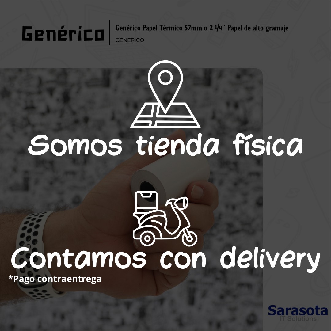accesorios para electronica - Papel Térmico 57mm o 2 ¼” Papel de alto gramaje 4
