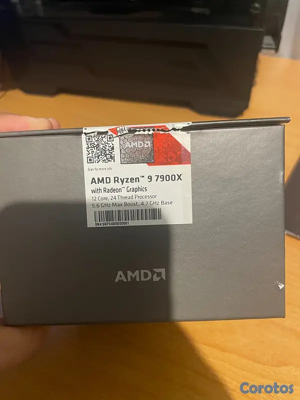 computadoras y laptops - CPU AMD Ryzen 9 7900X 12-Core, 24-Thread Unlocked  5