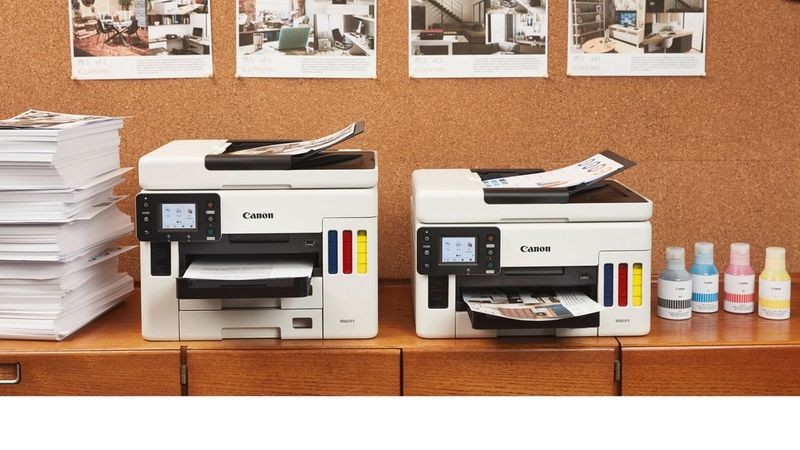 impresoras y scanners - CANON PROFESIONAL  GX7010 MAXIFY, SISTEMA TINTA CONTINUA DE FABRICA,DOBLE BANDEJ 2