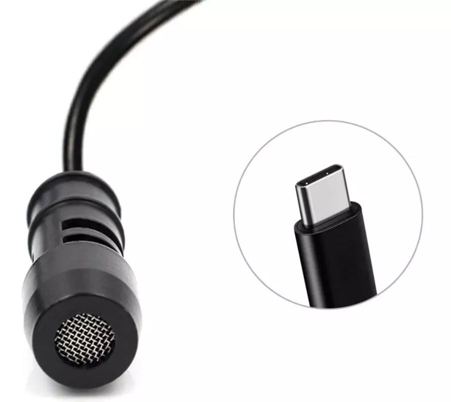 otros electronicos - Micrófono de solapa para teléfono Android USB tipo C obtén una solución rápida  3