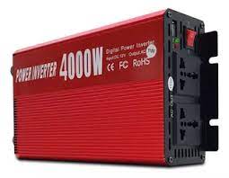 plantas e inversores - POWER INVERTER 4000W - CONVERTIDOR DE 12V A 110V  1