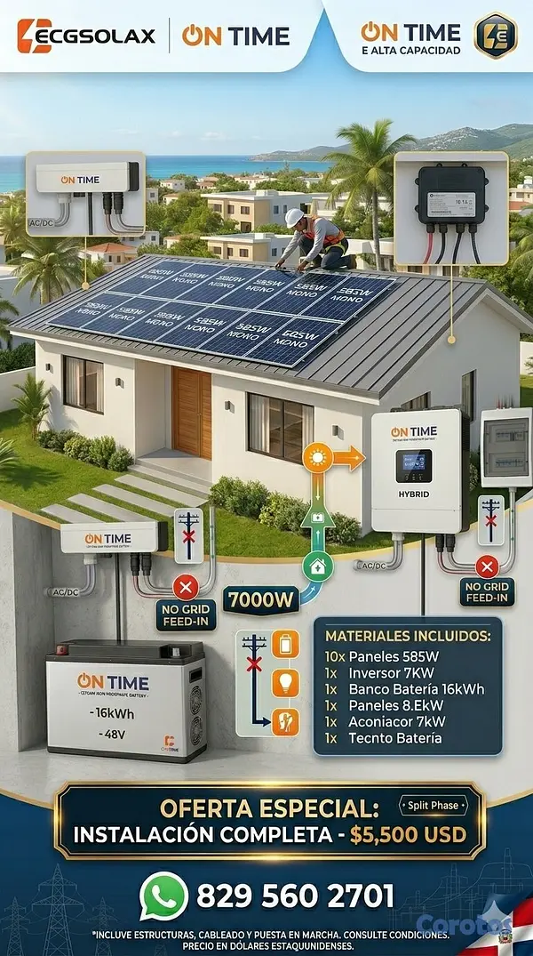 plantas e inversores - Paneles solares 3