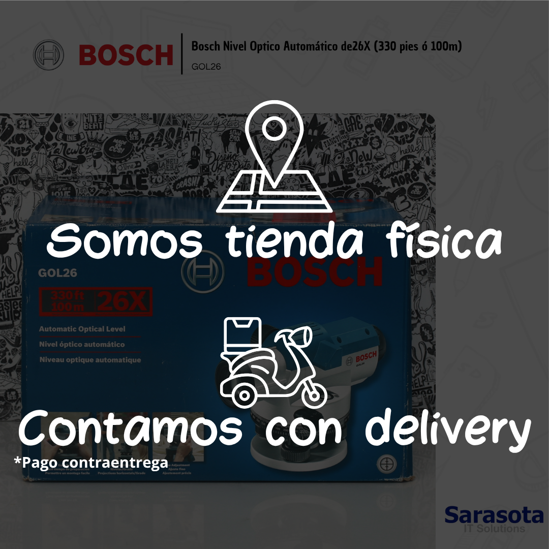 accesorios para electronica - Bosch Nivel Optico Automático de26X 330 pies, 100m 3