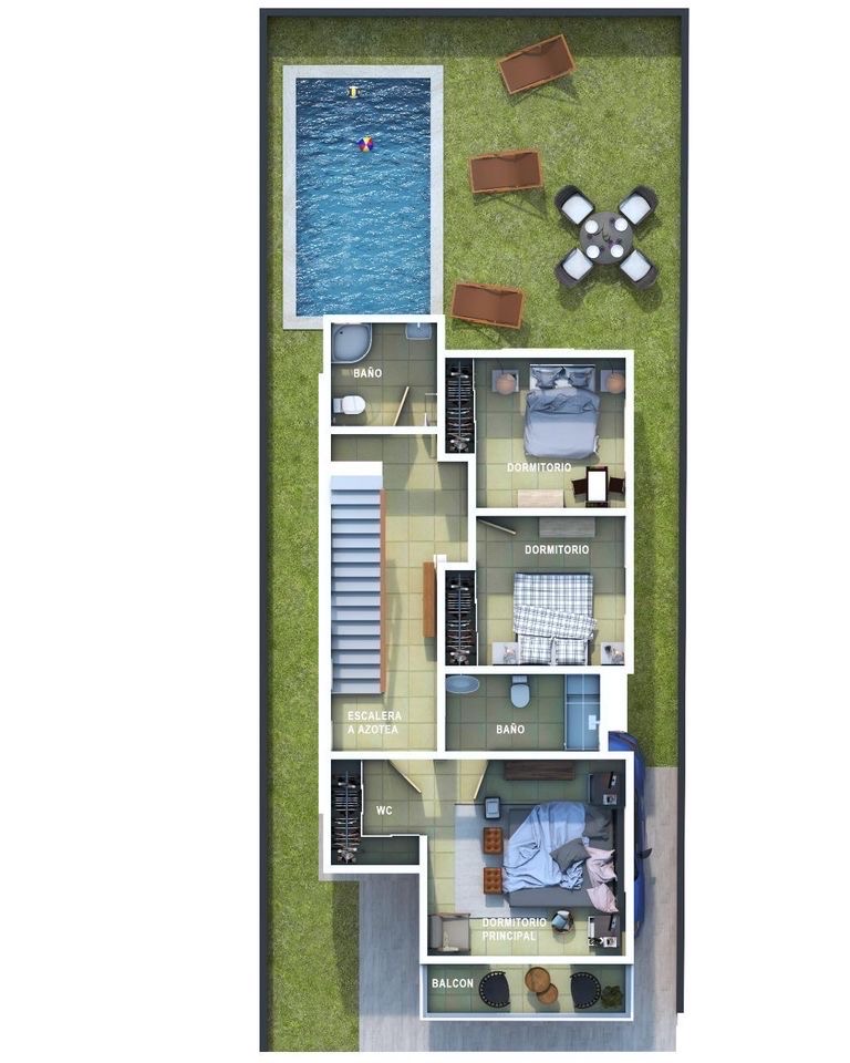 casas - venta de casa con piscina en la avenida ecológica Santo Domingo este  6