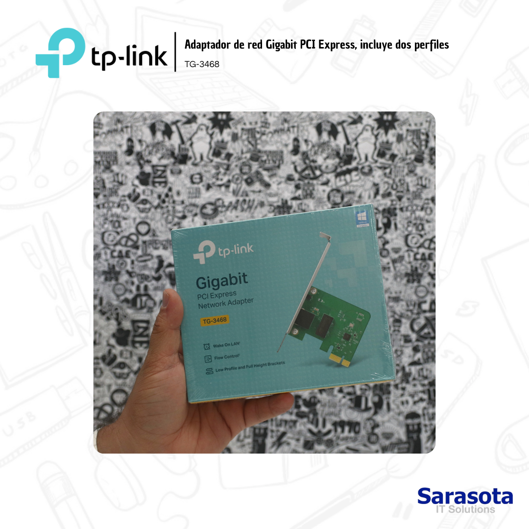 accesorios para electronica -  TP-Link Adaptador PCI express Gigabit TG-3468 PCI 1