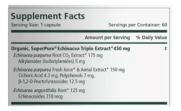 Salud y Equipamiento Médico - Equinacea 450 Mg Pure Synergy 2