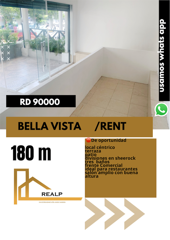 oficinas y locales comerciales - Local primer nivel con terraza 