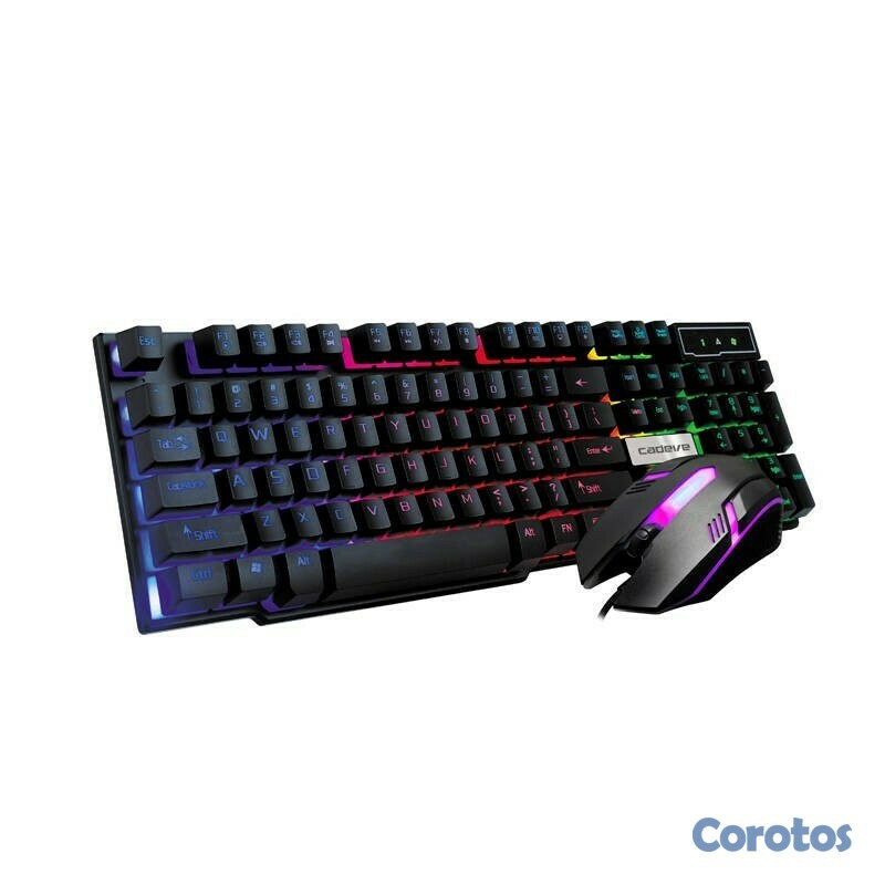 otros electronicos - Teclado y Mouse gaming Cadeve-9122 2