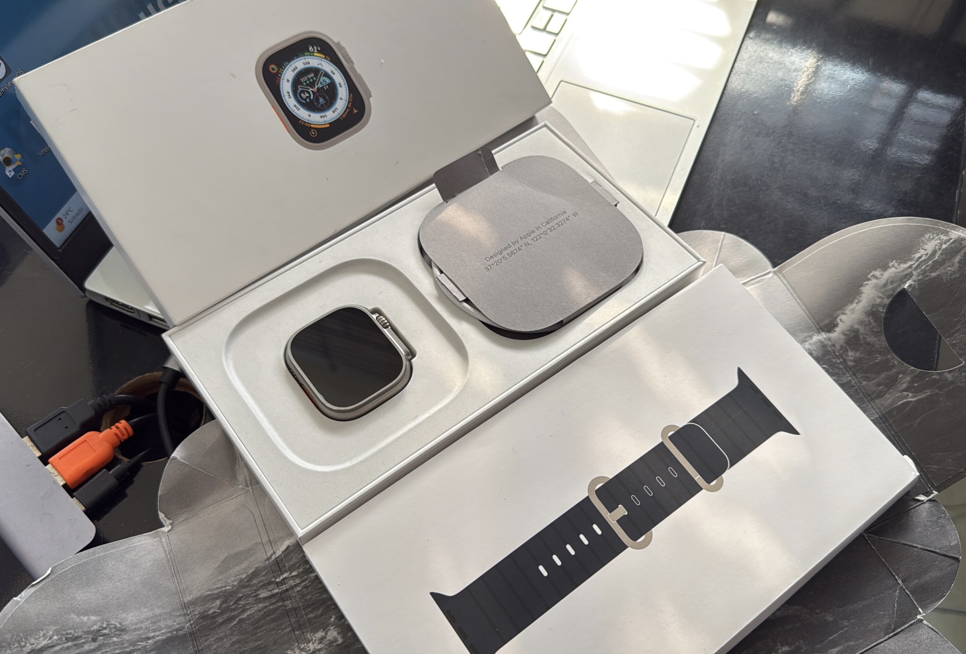 otros electronicos - Apple Watch Ultra 1 49mm Como Nuevo RD$ 28,500 NEG