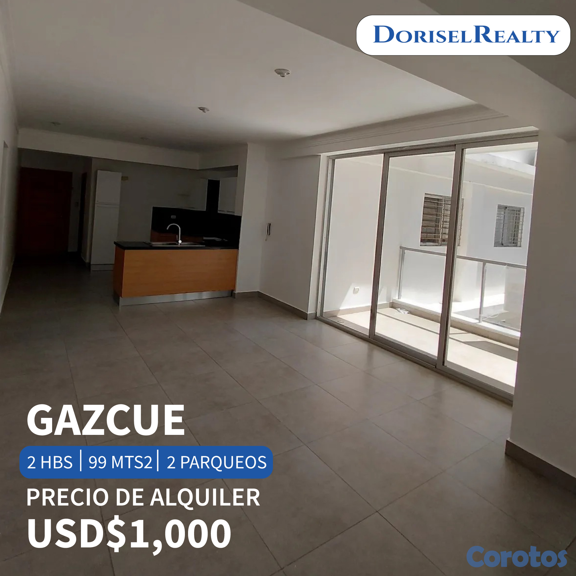 apartamentos - ALQUILER DE APARTAMENTO EN SECTOR GAZCUE 1