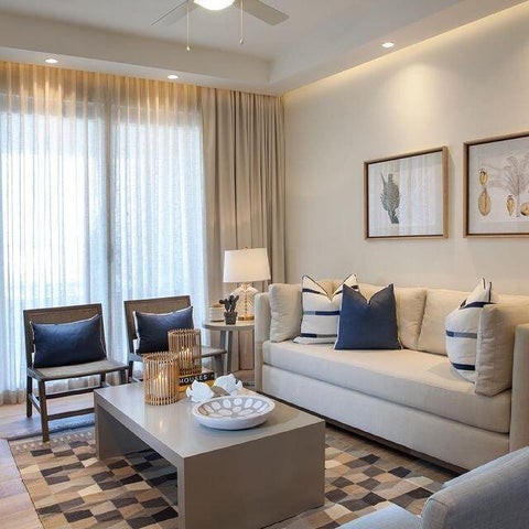 apartamentos - Proyecto en venta Punta Cana #21-2799 tres dormitorios, balcón. seguridad.
 2