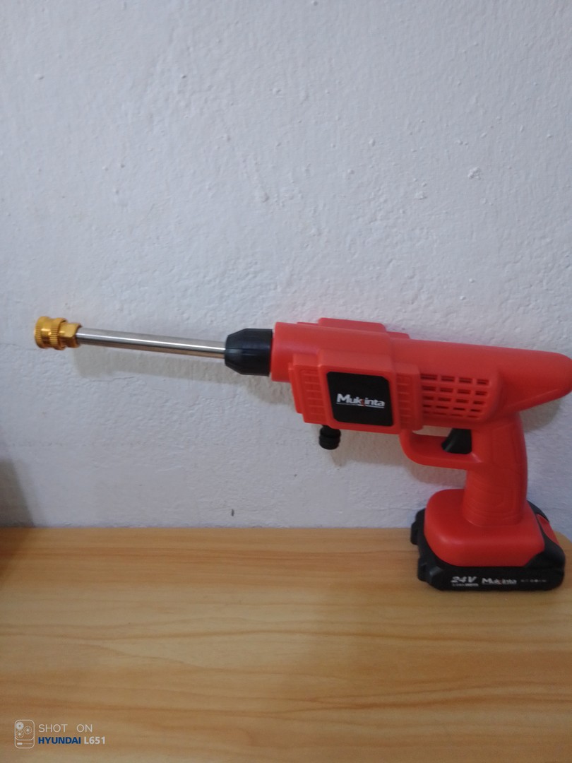 herramientas, jardines y exterior - PISTOLA DE AGUA A PRESIÓN 24V MUKINTA JMT-1044 1