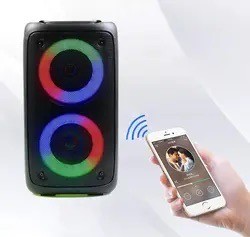 otros electronicos - Bocina inalámbrica portátil de 8" Mic SD bluetooth Radio usb 3