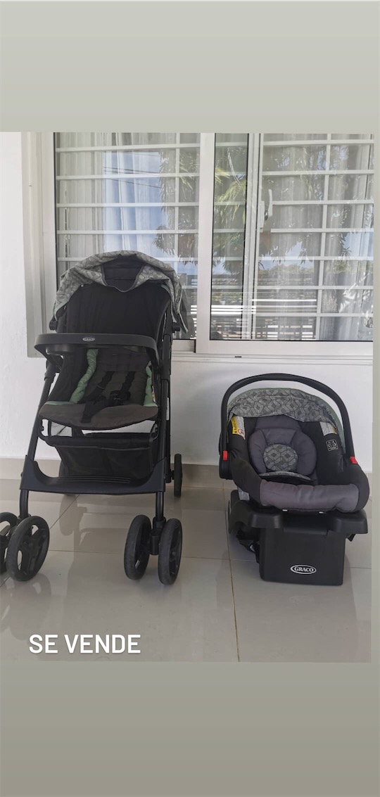 coches y sillas - Coche de bebé y asiento de carro Graco