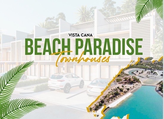 casas vacacionales y villas - VENTA DE Villas Townhouse en vista cana punta cana  4
