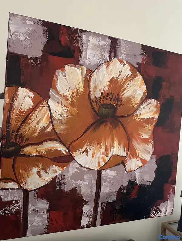 decoración y accesorios - VENDO TRÍO DE CUADROS PINTADOS  3