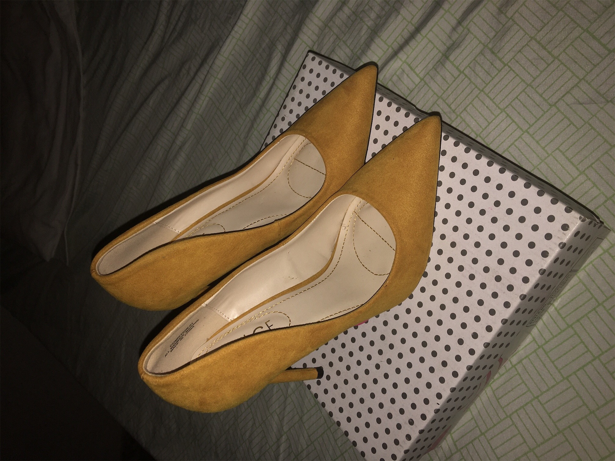 zapatos para mujer - 1,000 zapatos nuevos en pana amarillos