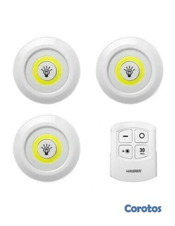 decoración y accesorios - LUZ LED CON CONTROL REMOTO JUEGO DE 3 ZDWJ-210 3