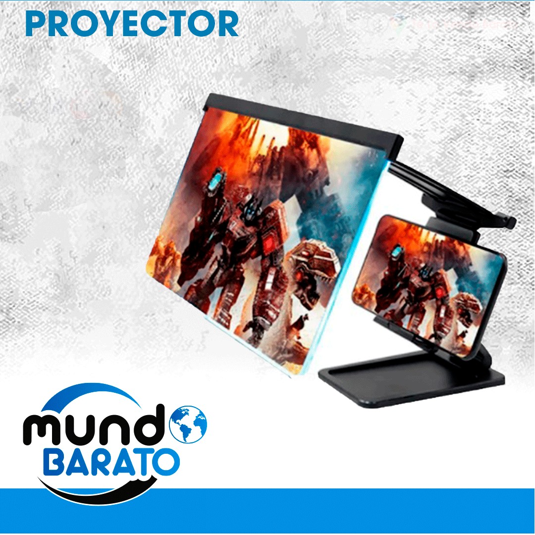 accesorios para electronica - Amplificador Proyector Aumentar Pantalla mejor vision lupa telefono celular