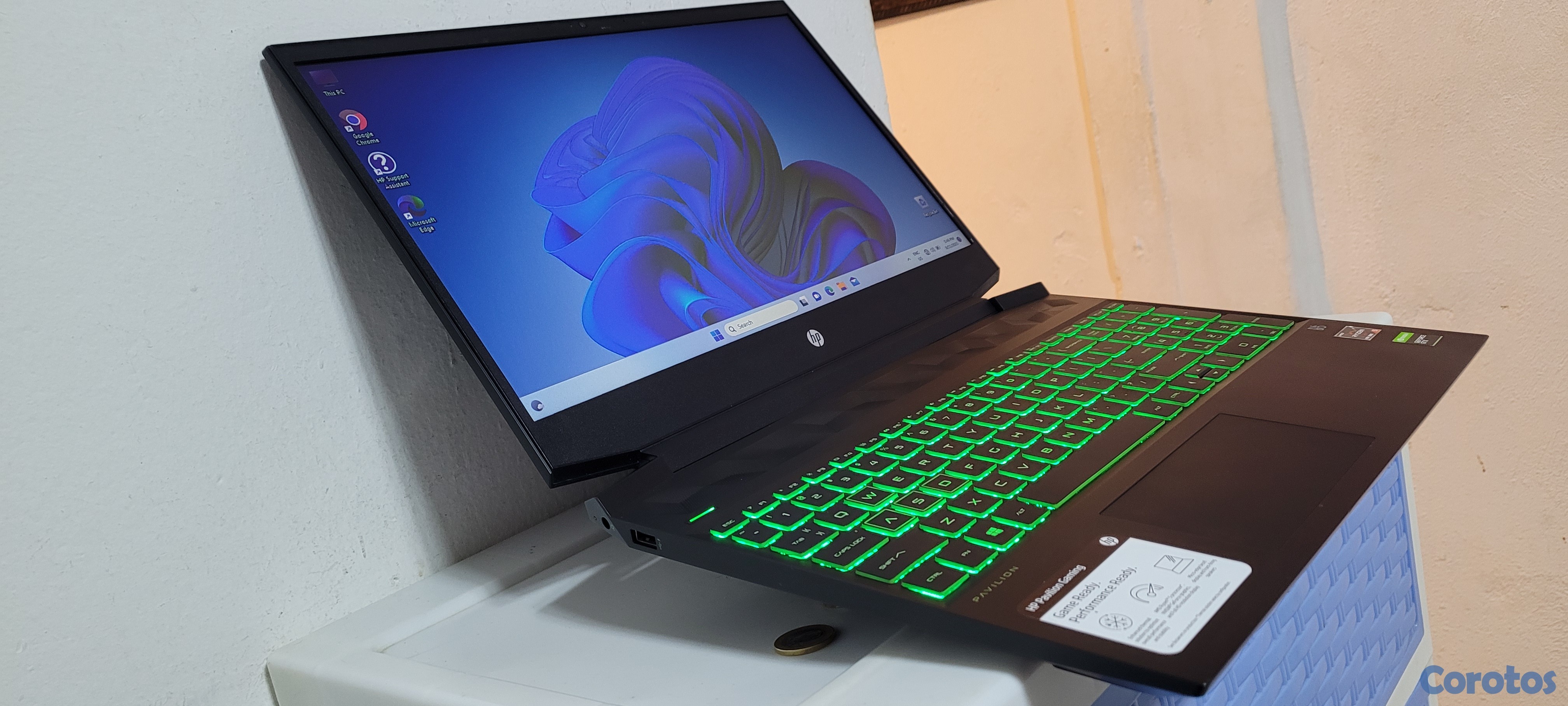 computadoras y laptops - laptop hp Gamer Core i5 8va Gen Ram 16gb Disco 1tb Solido Nvidea Gtx 1050Ti 4gb  3