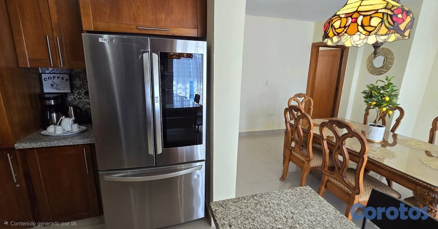 apartamentos - 6to piso amueblado Airbnb en villa olga con piscina y seguridad 24h  9