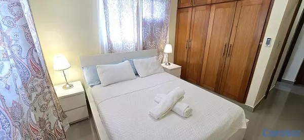 apartamentos - vendo amueblado o sin muebles 6to piso con derecho azotea privada  2