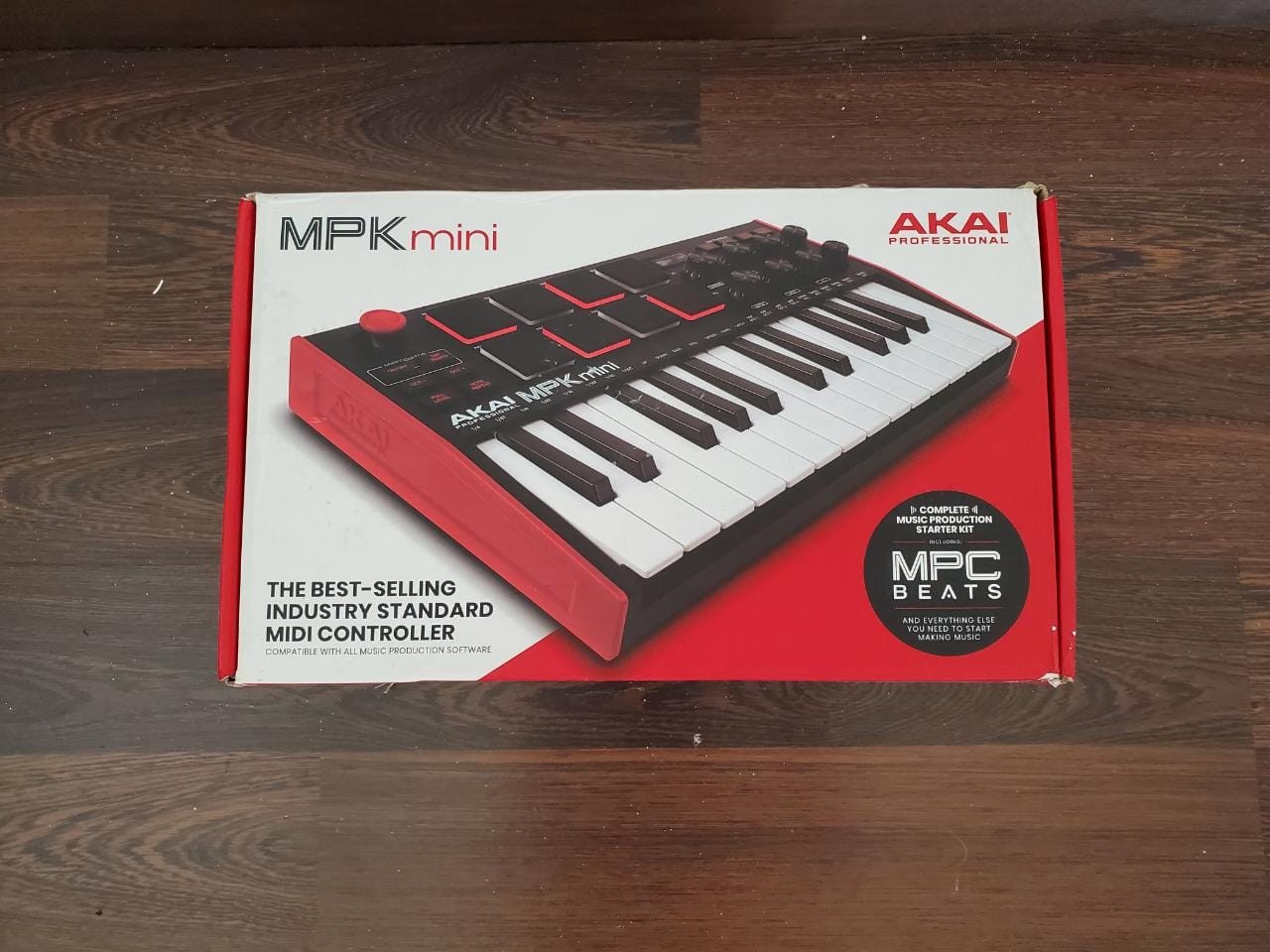 instrumentos musicales - Piano Akai MPK 3 Mini Nuevo
