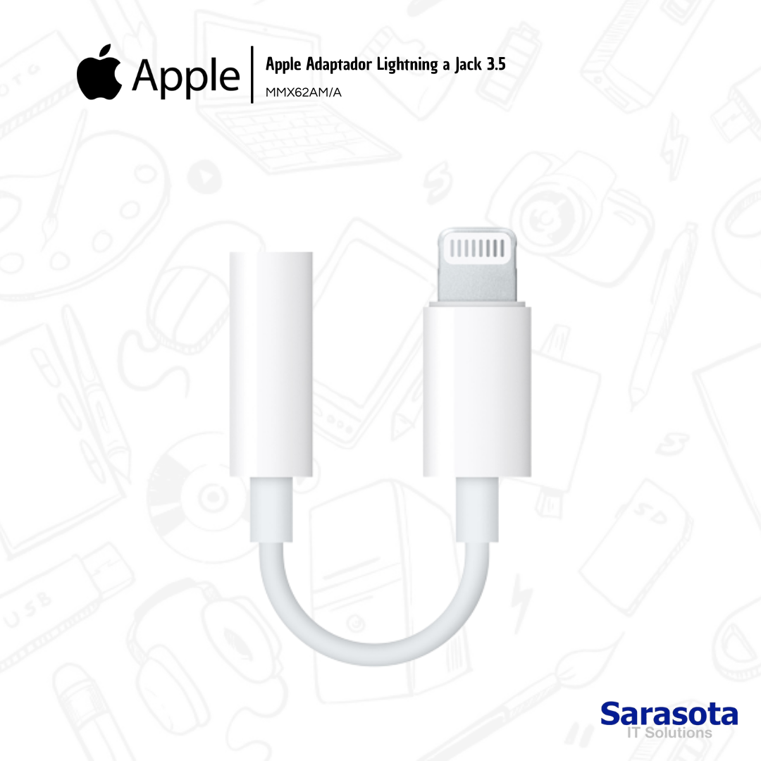 accesorios para electronica -  Adaptador Lightning a Jack 3.5mm Apple MMX62AM/A 0