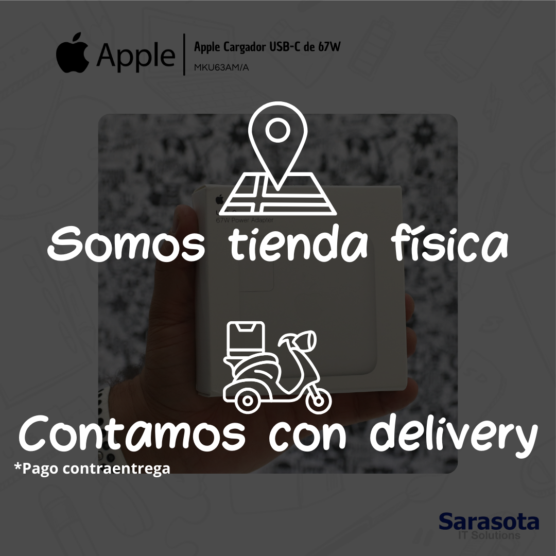 accesorios para electronica - Adaptador de corriente USB-C de 67W de Apple MKU63 2