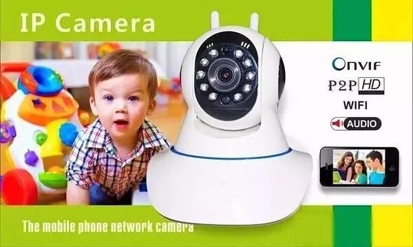 camaras y audio - Camara de Seguridad IP Wifi 2 Antenas Ver desde Celular Vigilancia Audio Altavoz 2